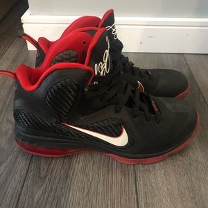 LeBron 9 Miami heat men’s Nike sneakers